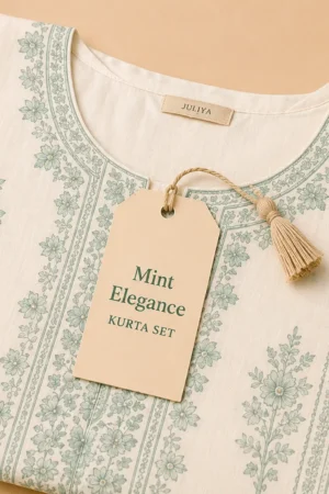 Mint Elegance Kurta