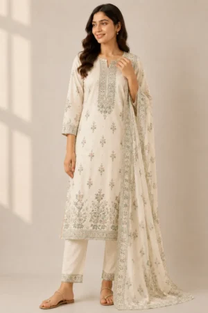 Ivory Grace Kurta