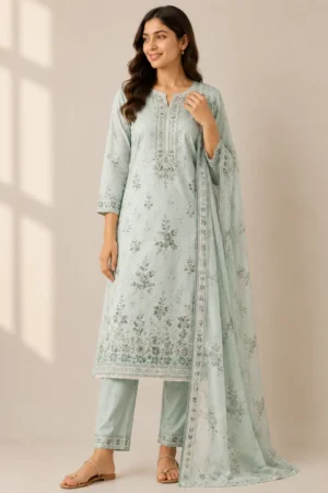 Mint Elegance Kurta